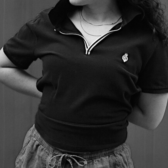 Lauren Ralph Lauren Tops - Ralph Lauren Active black collared shirt